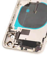 Back Housing W/ Small Components Pre-Installed For iPhone 11 Pro Max (Pull) (Silver)