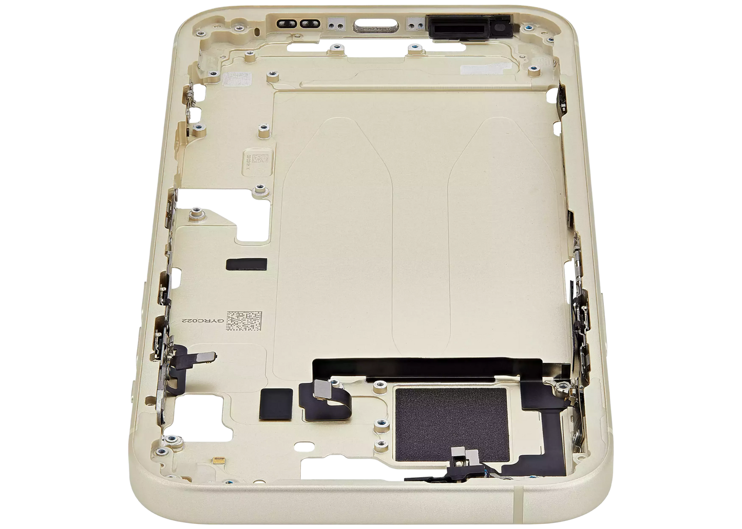 Mid-Frame Housing W/ Small Parts For iPhone 15 Plus (EU / Global Version) (Pull) (Yellow)