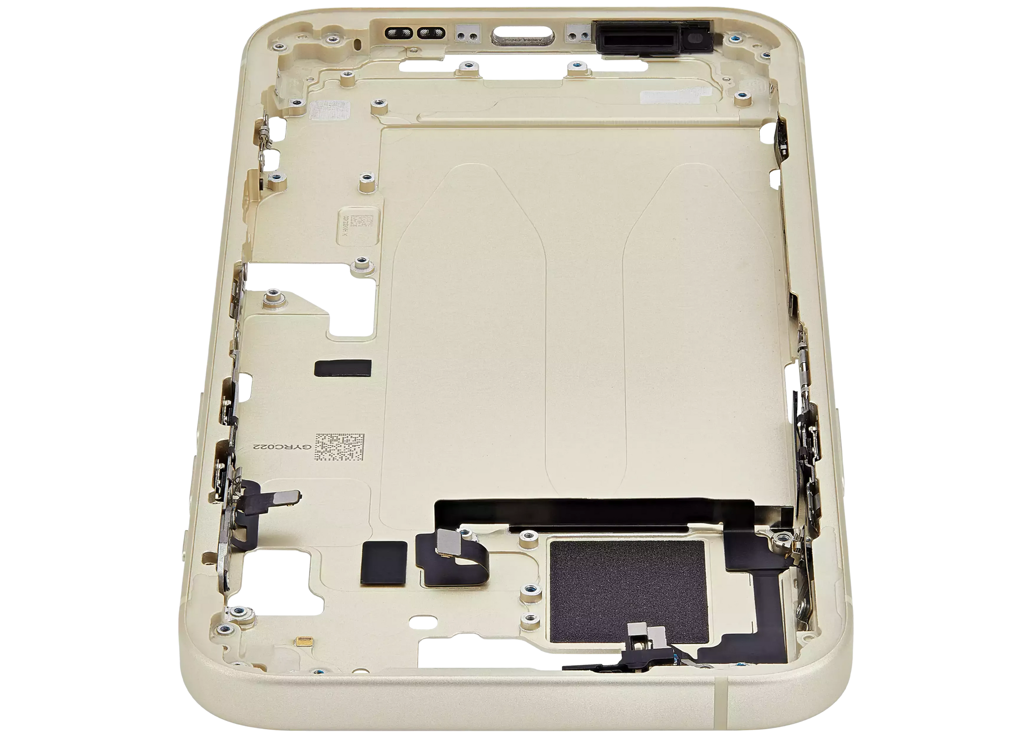 Mid-Frame Housing W/ Small Parts For iPhone 15 Plus (EU / Global Version) (Pull) (Yellow)