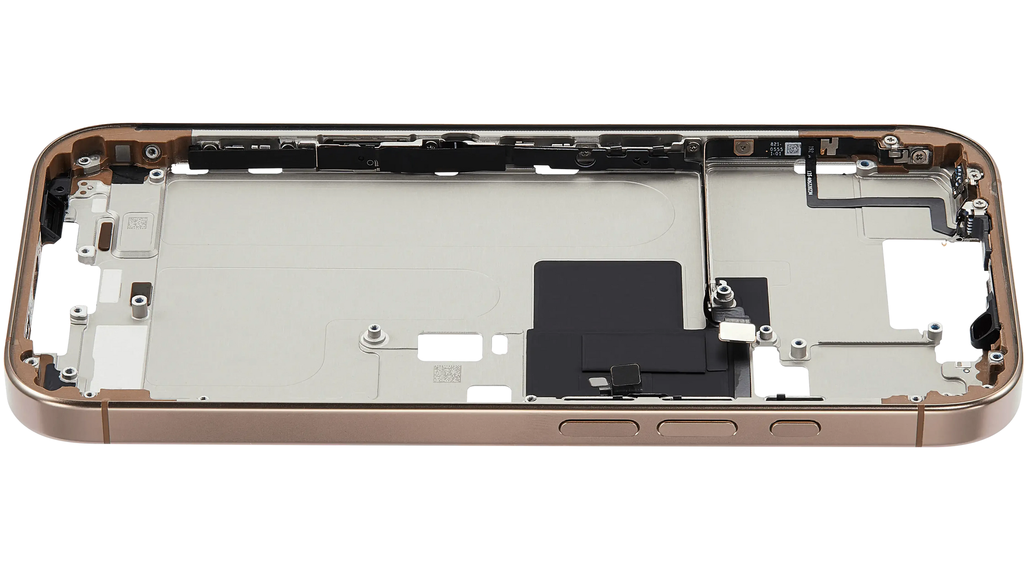 Mid-Frame Housing W/ Small Parts For iPhone 16 Pro (US Version) (Pull) (Desert Titanium)