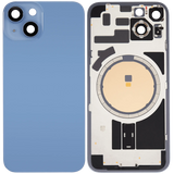 Back Glass w/ MagSafe Magnet & NFC & Flashlight Flex For iPhone 14 (Pull) (Blue)