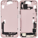 Mid-Frame Housing W/ Charging Port Flex & Small Parts For iPhone 15 Plus (EU / Global Version) (Pull) (Pink)