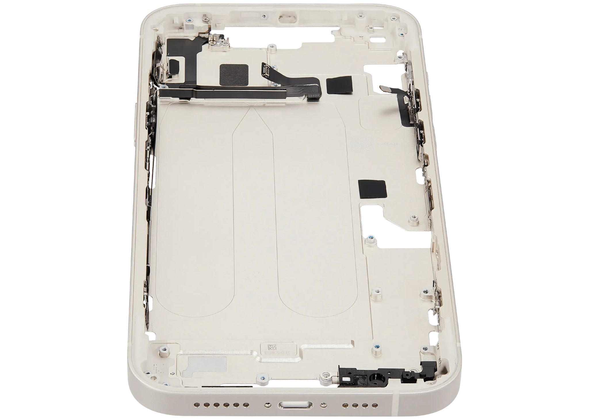 Mid-Frame Housing W/ Charging Port Flex & Small Parts For iPhone 14 Plus (EU / Global Version) (Pull) (Starlight)