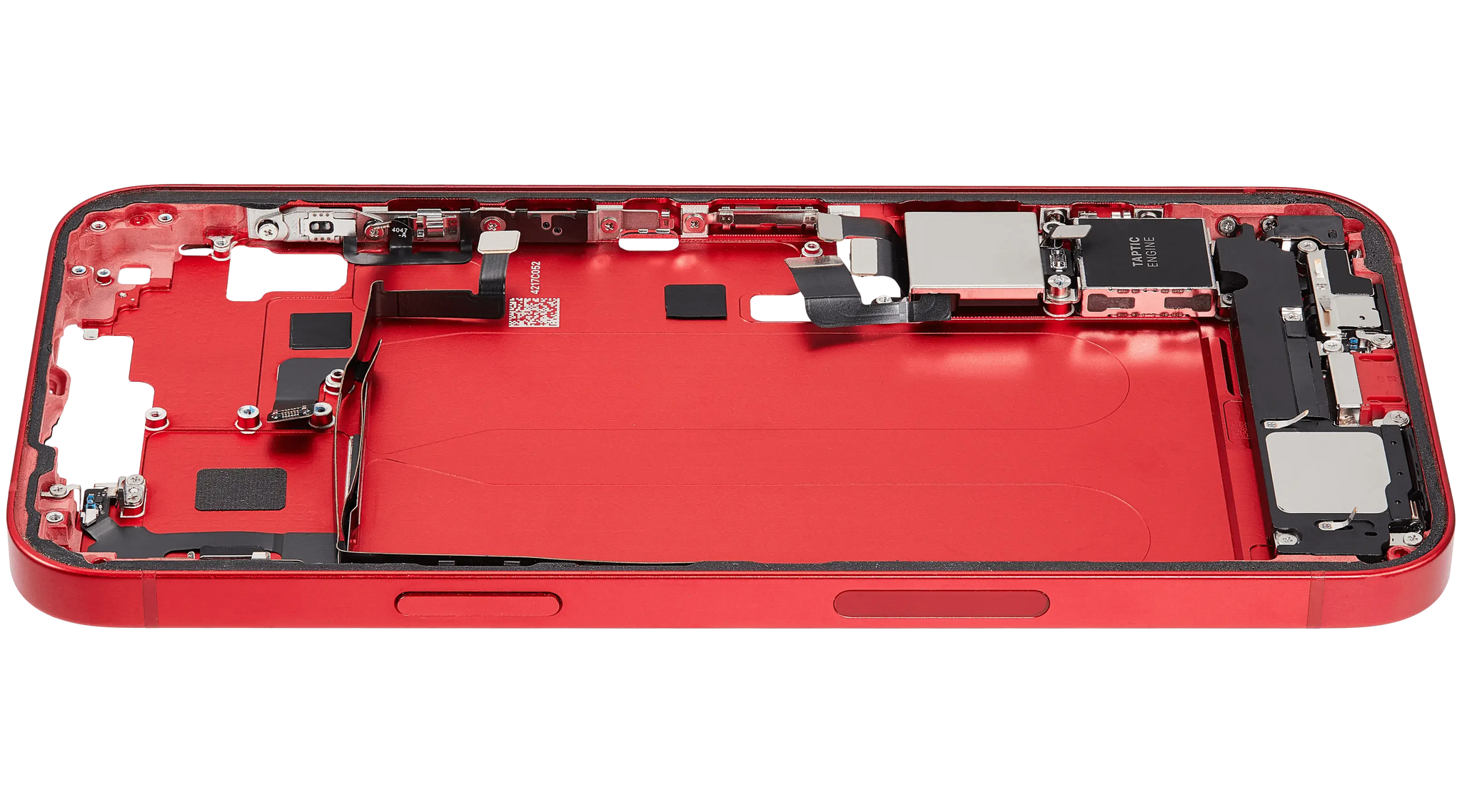 Mid-Frame Housing W/ Charging Port Flex & Small Parts For iPhone 14 Plus (US Version) (Pull) (Red)