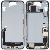 Mid-Frame Housing W/ Charging Port Flex & Small Parts For iPhone 15 Plus (US Version) (Pull) (Blue)