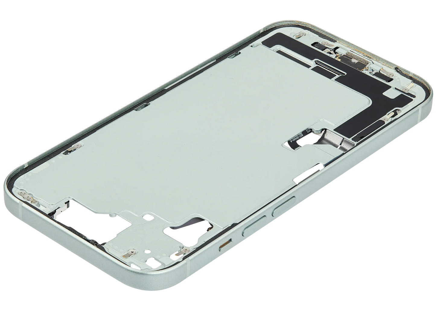 Mid-Frame Housing W/ Charging Port Flex & Small Parts For iPhone 15 (US Version) (Pull) (Green)