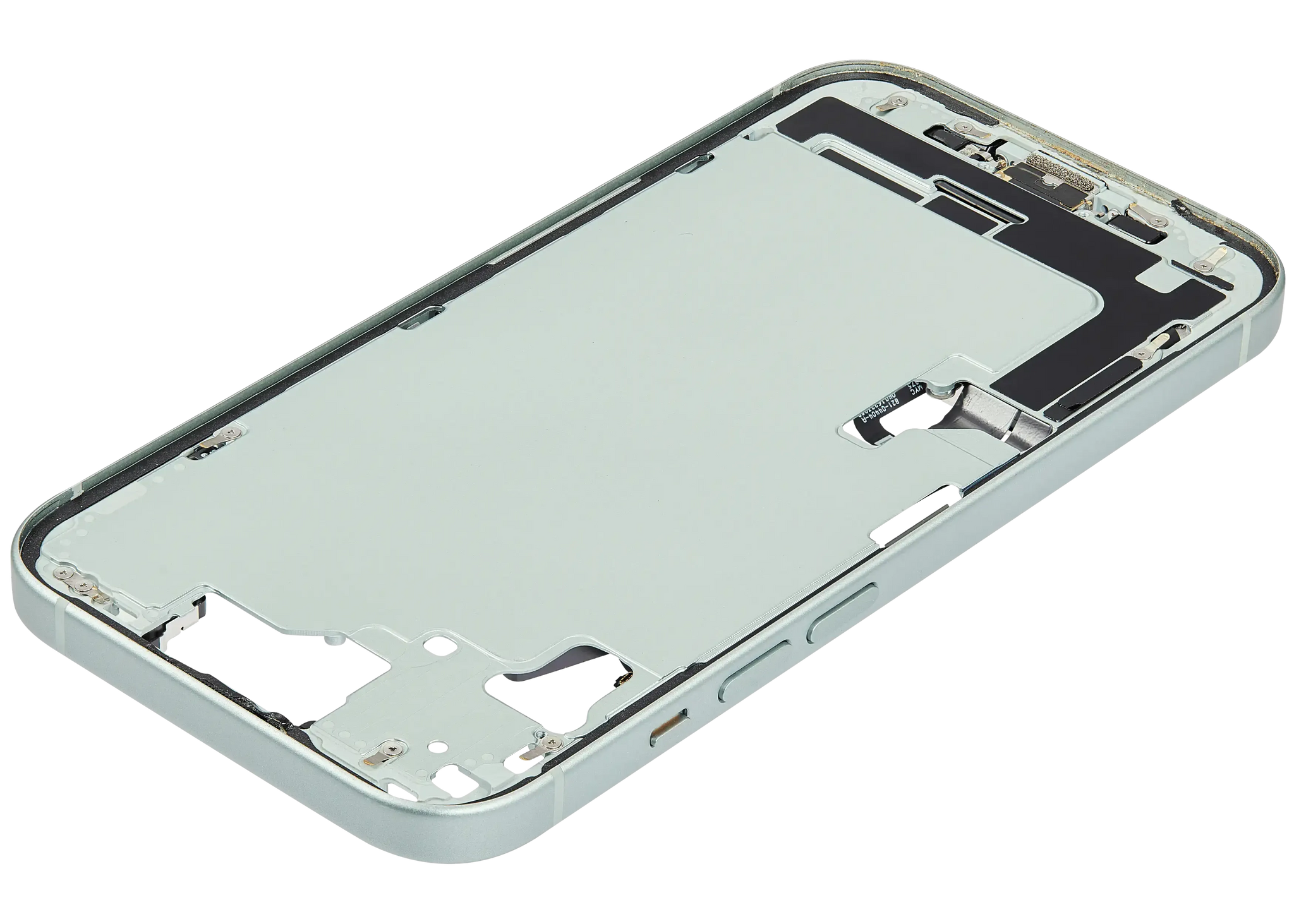 Mid-Frame Housing W/ Charging Port Flex & Small Parts For iPhone 15 (US Version) (Pull) (Green)