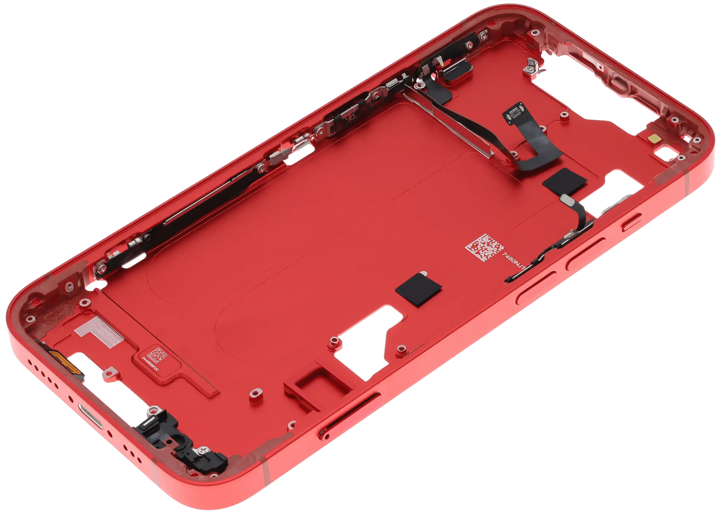 Mid-Frame Housing W/ Small Parts For iPhone 14 (EU / Global Version) (Pull) (Red)