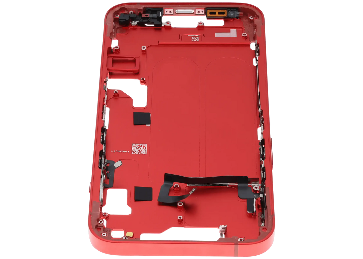 Mid-Frame Housing W/ Small Parts For iPhone 14 (EU / Global Version) (Pull) (Red)