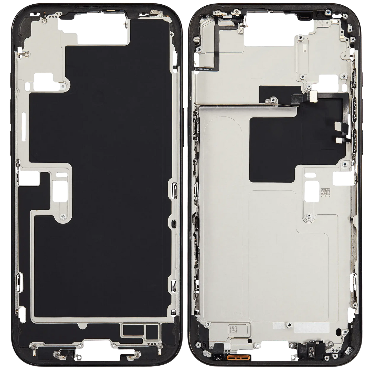 Mid-Frame Housing W/ Small Parts For iPhone 16 Pro Max (EU / Global Version) (Pull) (Black Titanium)