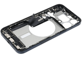 Mid-Frame Housing W/ Charging Port Flex & Small Parts For iPhone 15 Pro Max (US Version) (Pull) (Blue Titanium)