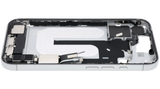 Mid-Frame Housing W/ Charging Port Flex & Small Parts For iPhone 16 (US Version) (Pull) (White)