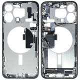 Mid-Frame Housing W/ Small Parts For iPhone 15 Pro Max (EU / Global Version) ( Pull) (White Titanium)