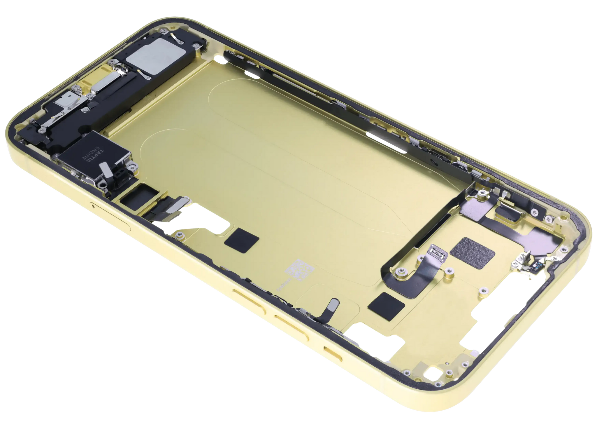 Mid-Frame Housing W/ Charging Port Flex & Small Parts For iPhone 14 Plus (EU / Global Version) (Pull) (Yellow)