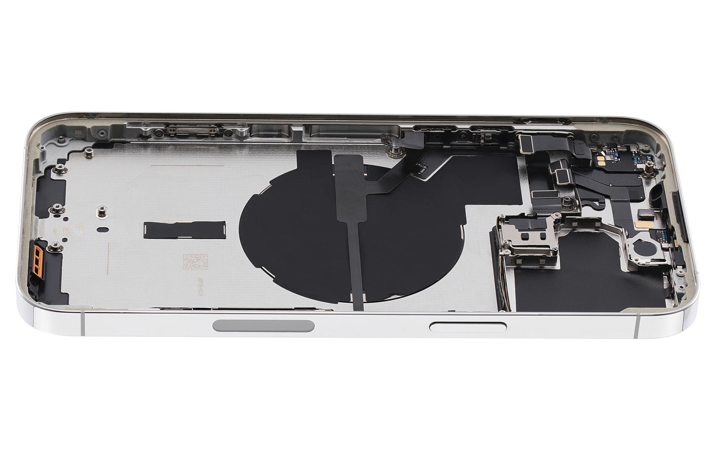 Back Housing W/ Small Parts For iPhone 14 Pro Max (US Version) (Pull) (Silver)