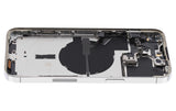 Back Housing W/ Small Parts For iPhone 14 Pro Max (US Version) (Pull) (Silver)