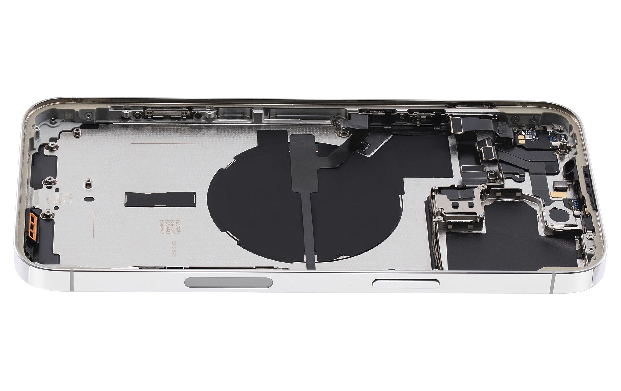 Back Housing W/ Small Parts For iPhone 14 Pro Max (US Version) (Pull) (Silver)