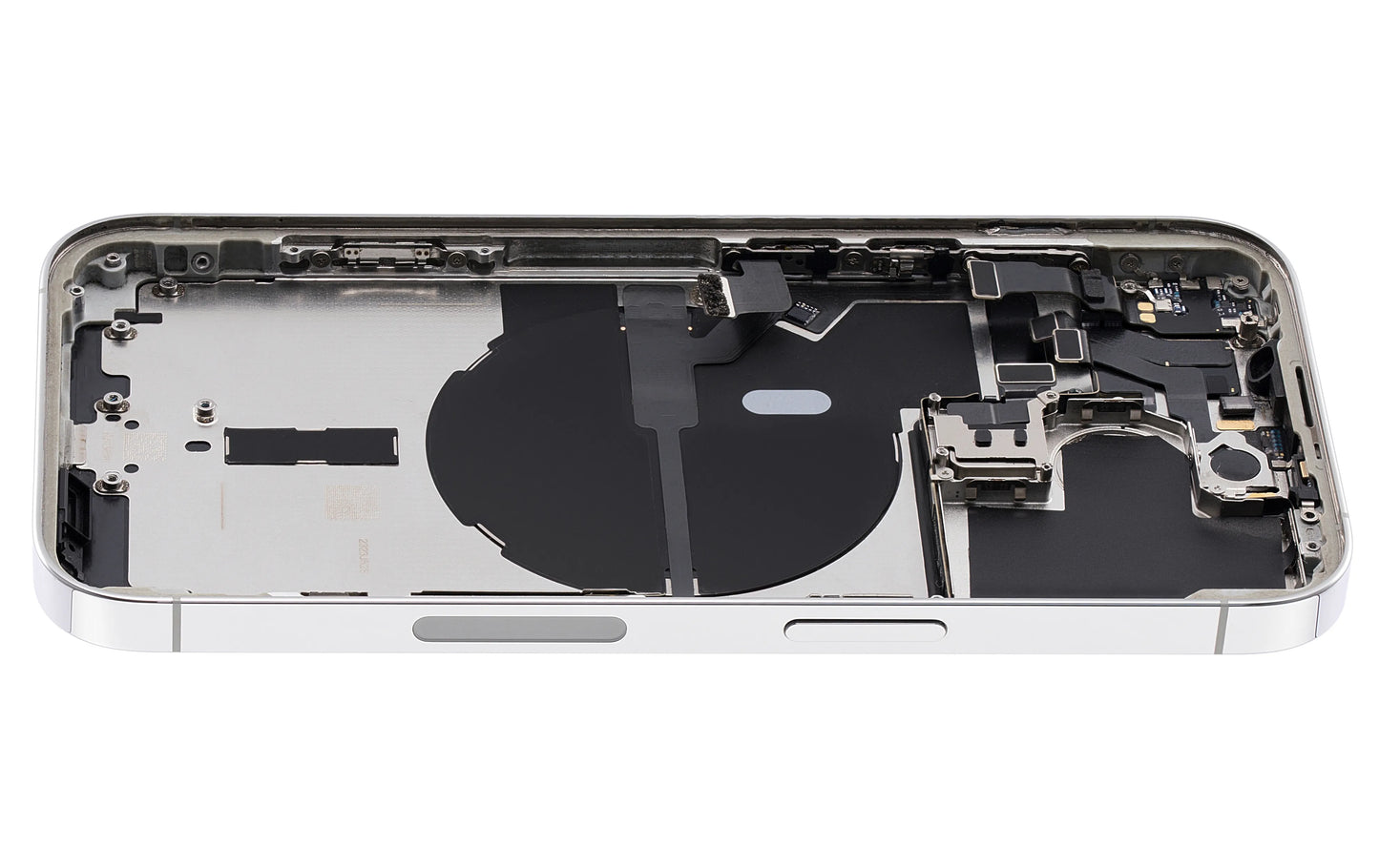 Back Housing W/ Small Parts For iPhone 14 Pro (US Version) (Pull) (Silver)