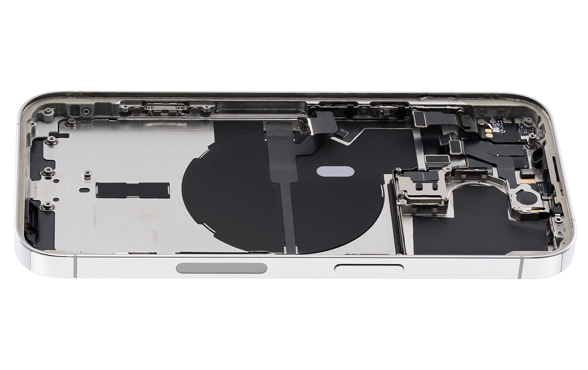 Back Housing W/ Small Parts For iPhone 14 Pro (US Version) (Pull) (Silver)