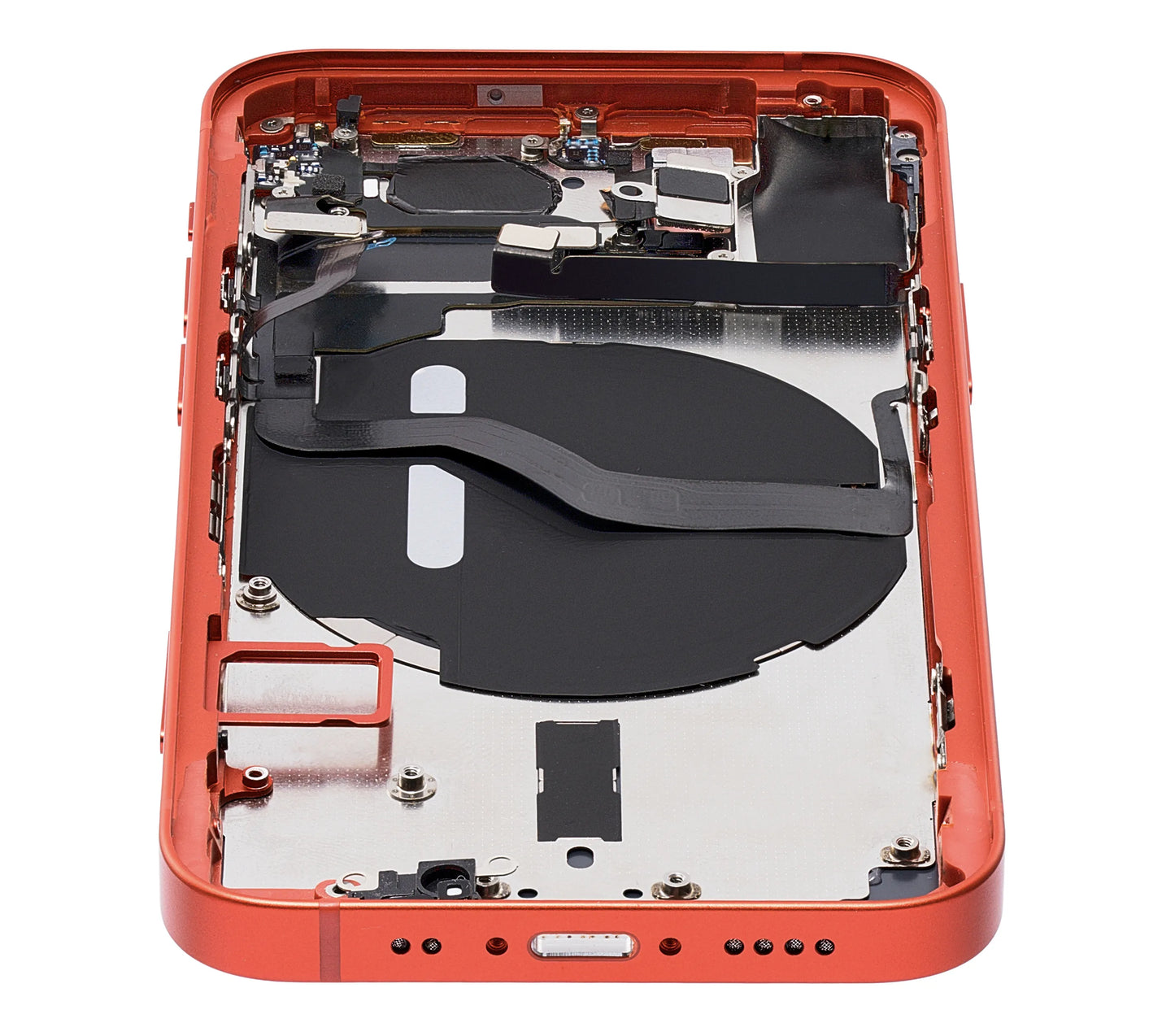 Back Housing W/ Small Parts For iPhone 12 Mini (EU / Global Version) (Pull) (Red)