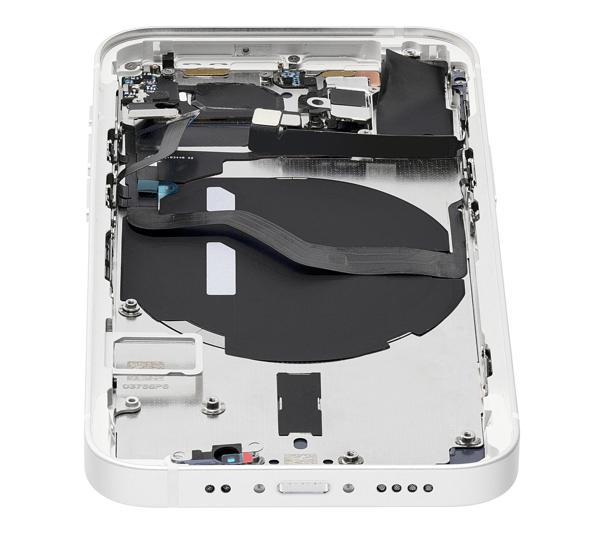 Back Housing W/ Small Parts For iPhone 12 Mini (EU / Global Version) (Pull) (White)