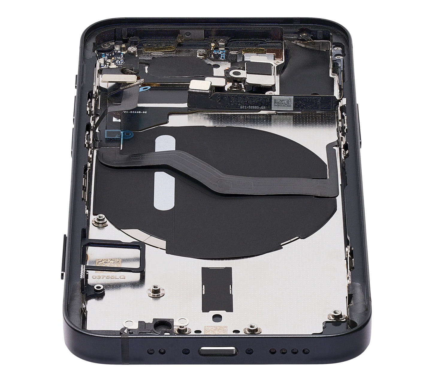 Back Housing W/ Small Parts For iPhone 12 Mini (EU / Global Version) (Pull) (Black)