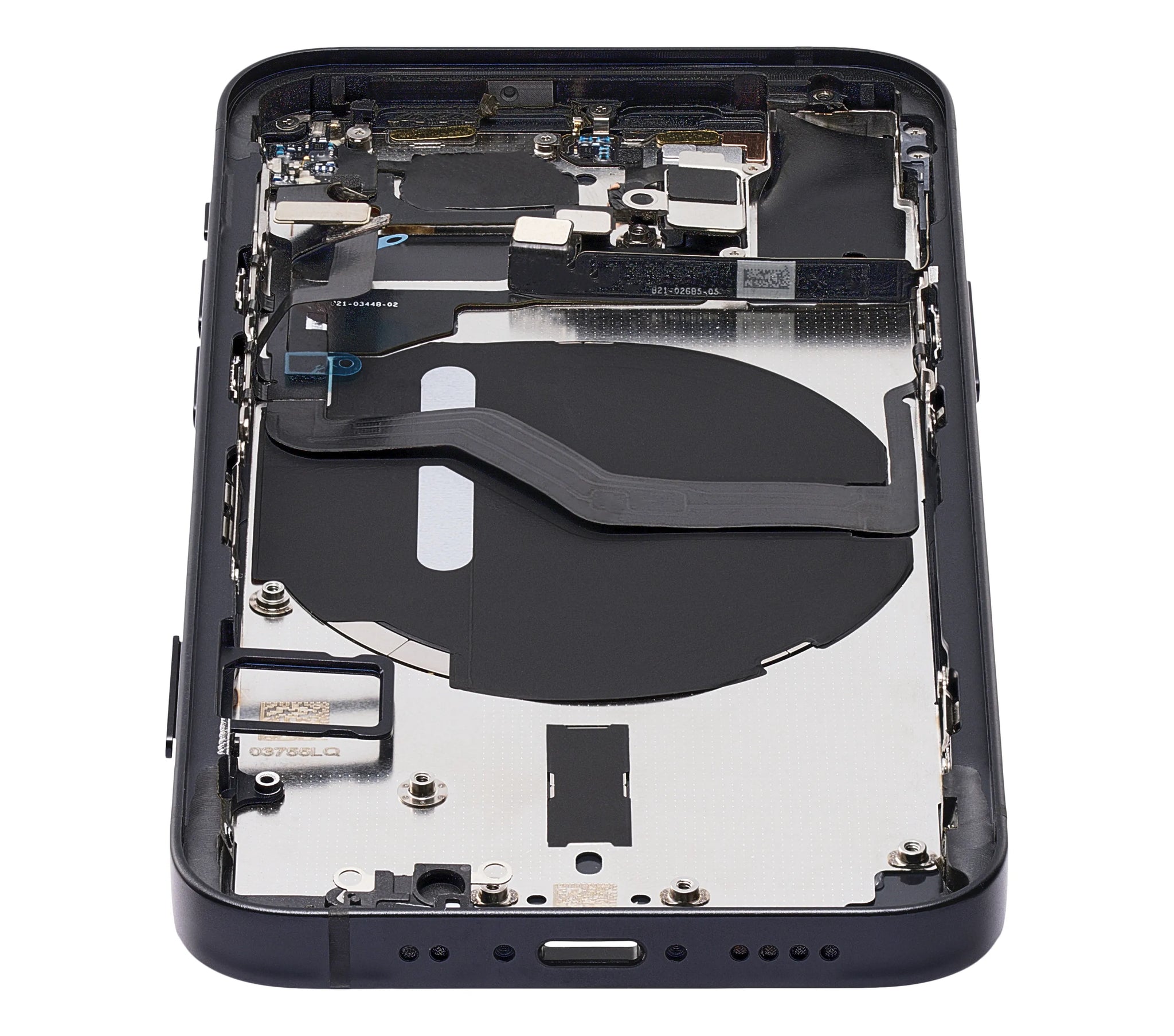 Back Housing W/ Small Parts For iPhone 12 Mini (EU / Global Version) (Pull) (Black)