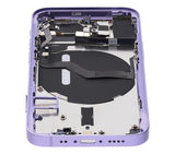 Back Housing W/ Small Parts For iPhone 12 Mini (EU / Global Version) (Pull) (Purple)
