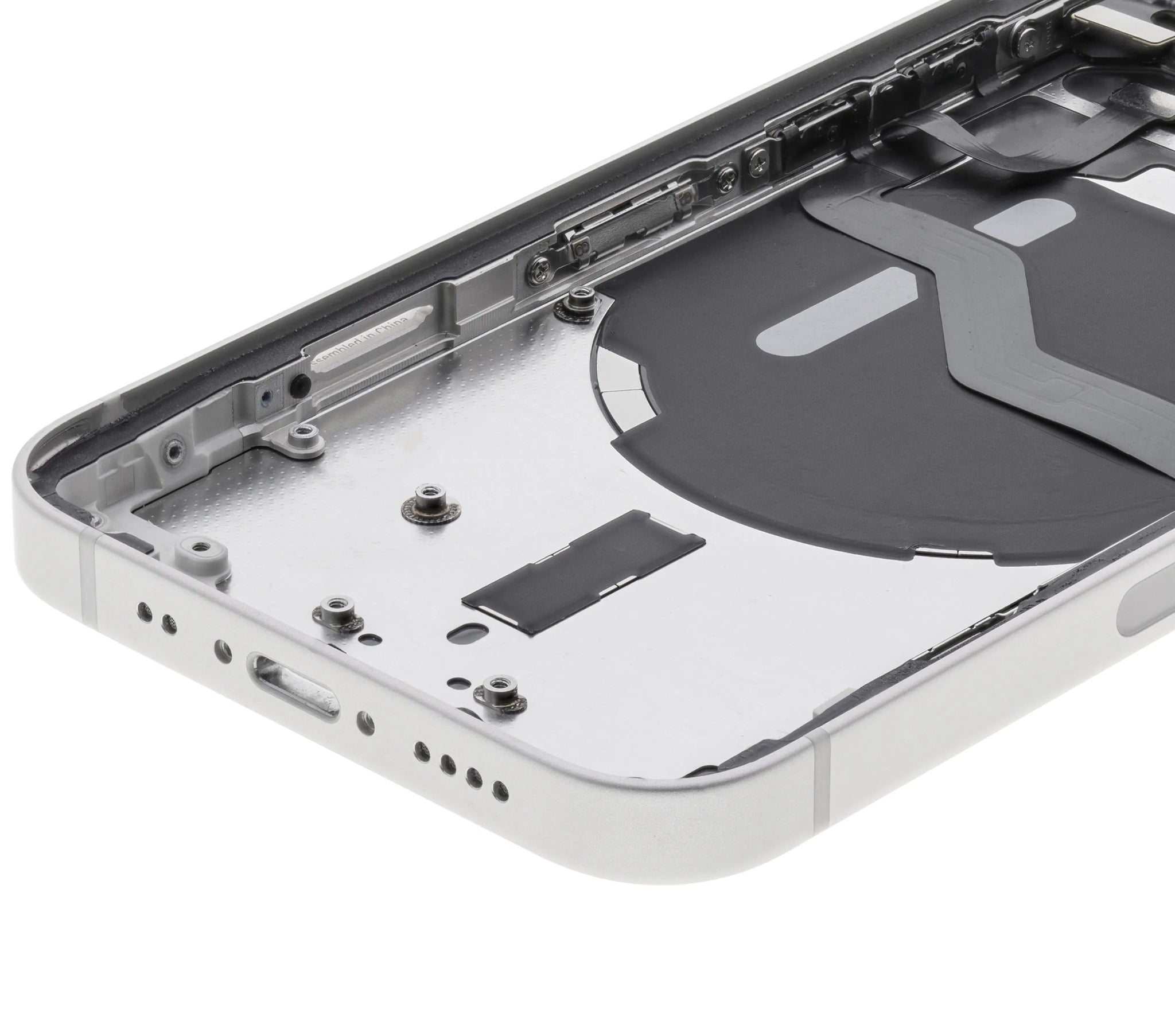 Back Housing W/ Small Parts For iPhone 12 Mini (US Version) (Pull) (White)