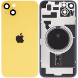 Back Glass w/ MagSafe Magnet For iPhone 14 Plus (Pull) (Yellow)