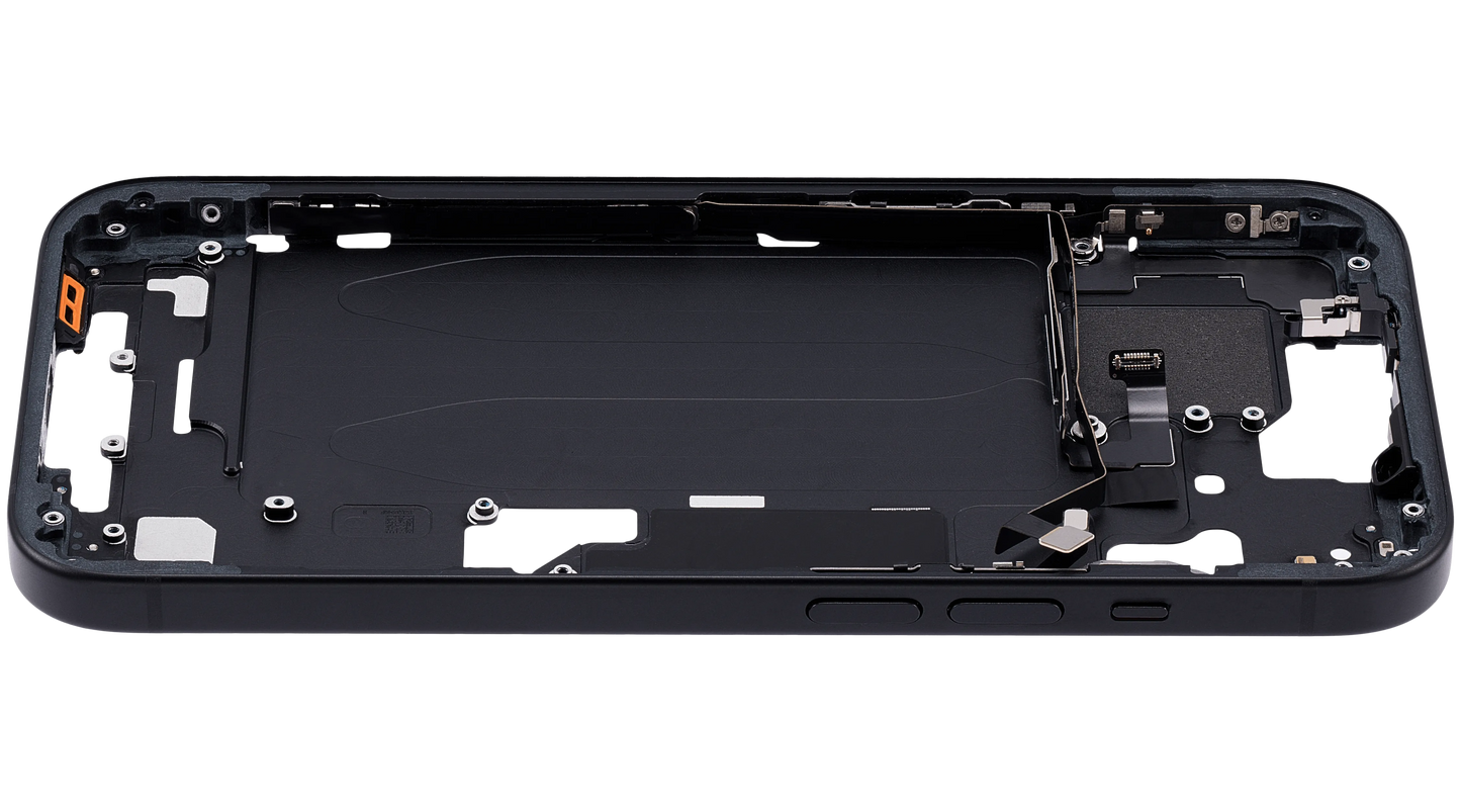 Mid-Frame Housing W/ Small Parts For iPhone 15 (US Version) (Pull (Black)