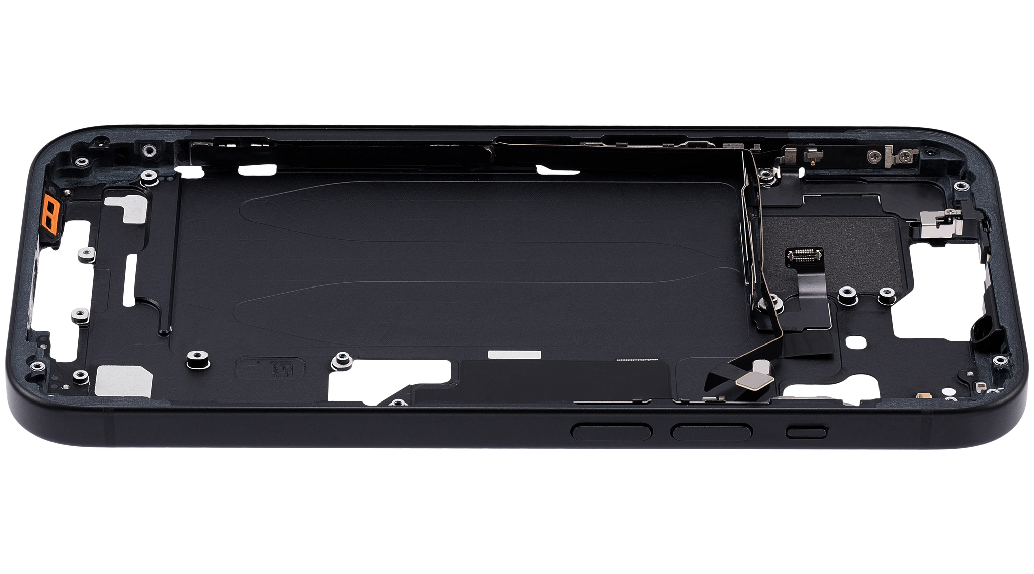 Mid-Frame Housing W/ Small Parts For iPhone 15 (US Version) (Pull (Black)