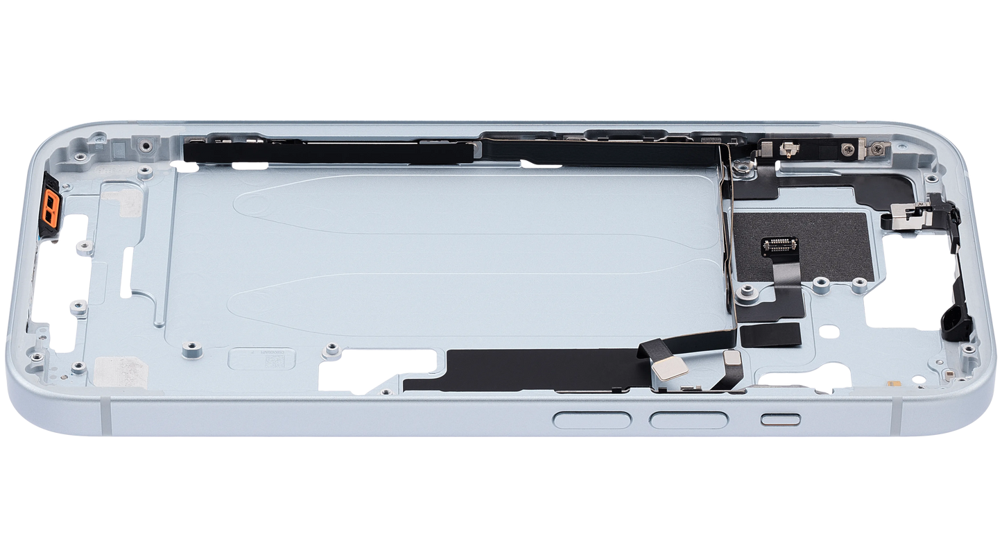 Mid-Frame Housing W/ Small Parts For iPhone 15 (US Version) (Pull) (Blue)