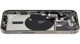 Back Housing W/ Small Parts For iPhone 15 Pro (US Version) (Pull) (Natural Titanium)
