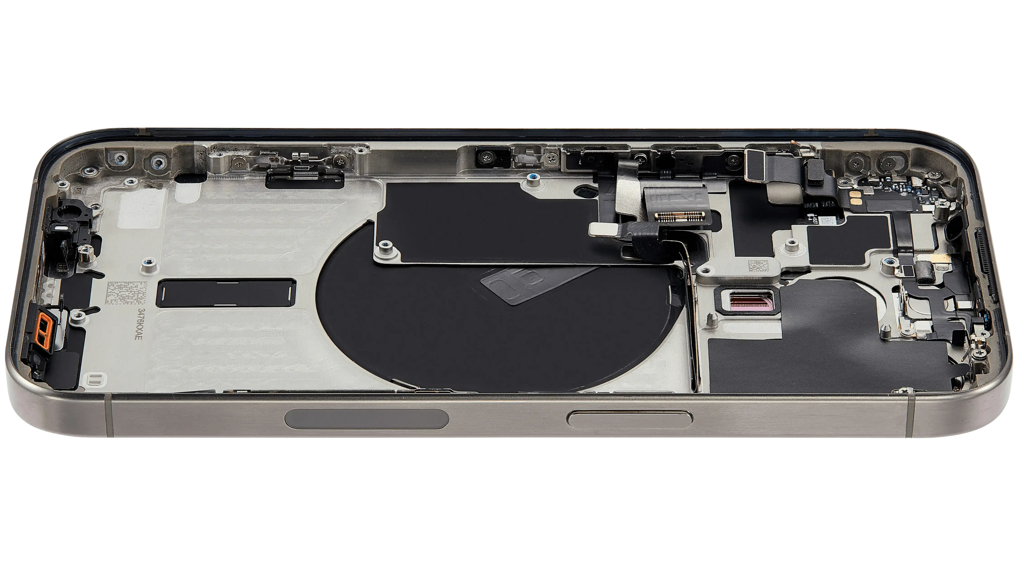Back Housing W/ Small Parts For iPhone 15 Pro (US Version) (Pull) (Natural Titanium)