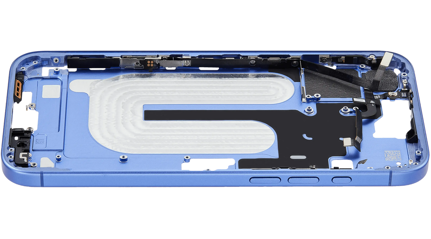 Mid-Frame Housing W/ Small Parts For iPhone 16 Plus (US Version) (Pull) (Ultramarine)