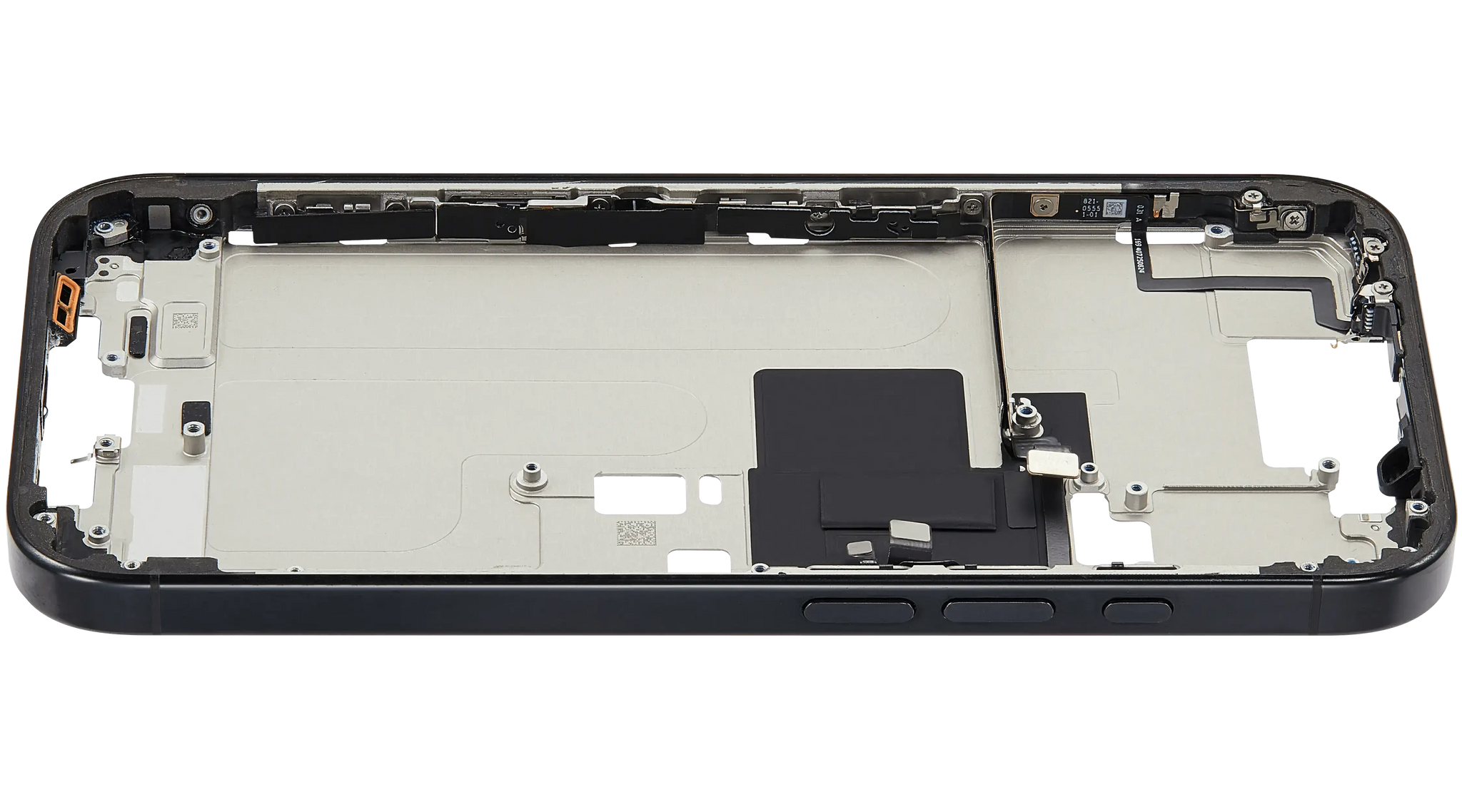 Mid-Frame Housing W/ Small Parts For iPhone 16 Pro (US Version) (Pull) (Black Titanium)