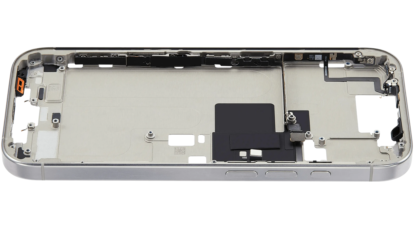 Mid-Frame Housing W/ Small Parts For iPhone 16 Pro (US Version) (Pull) (Natural Titanium)