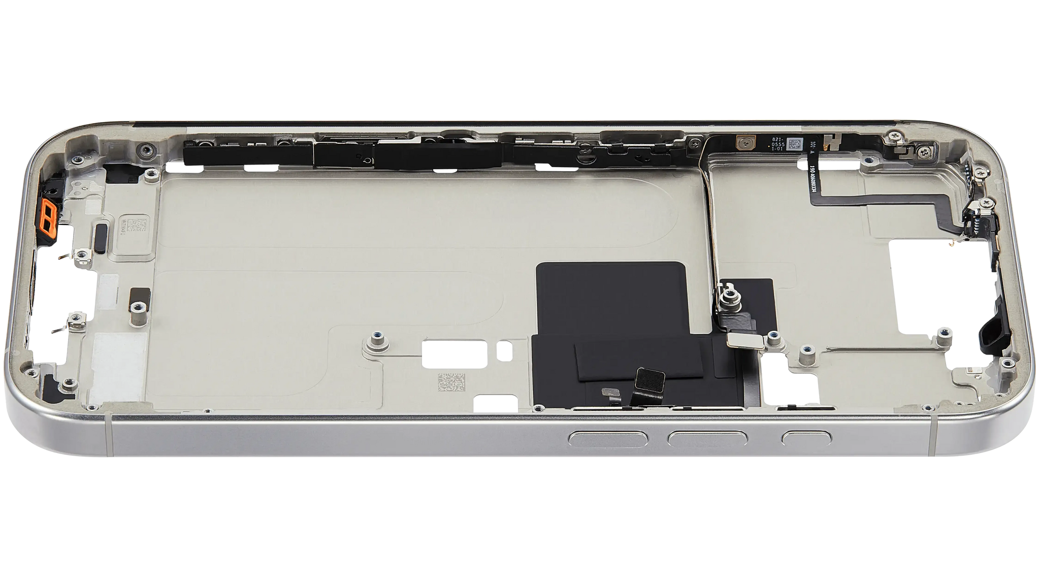 Mid-Frame Housing W/ Small Parts For iPhone 16 Pro (US Version) (Pull) (White Titanium)