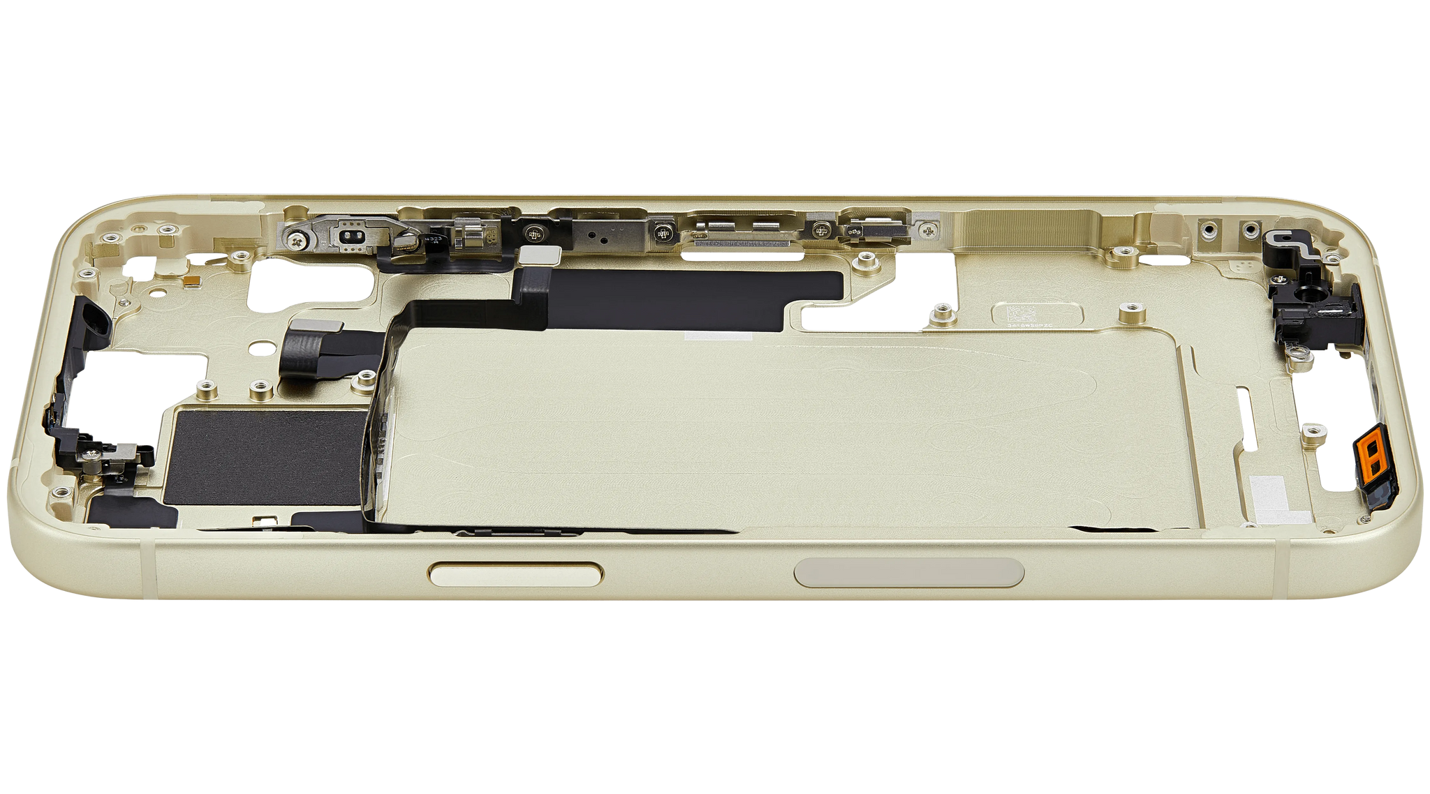 Mid-Frame Housing W/ Small Parts For iPhone 15 (US Version) (Pull) (Yellow)
