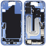 Mid-Frame Housing W/ Charging Port Flex & Small Parts For iPhone 16 (EU / Global Version) (Pull) (Ultramarine)