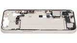 Mid-Frame Housing W/ Charging Port Flex & Small Parts For iPhone 14 (US Version) (Used OEM Pull: Grade A) (Starlight)