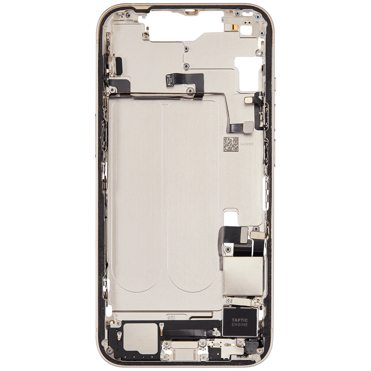 Mid-Frame Housing W/ Charging Port Flex & Small Parts For iPhone 14 (US Version) (Pull) (Starlight)