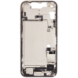 Mid-Frame Housing W/ Charging Port Flex & Small Parts For iPhone 14 (US Version) (Pull) (Starlight)
