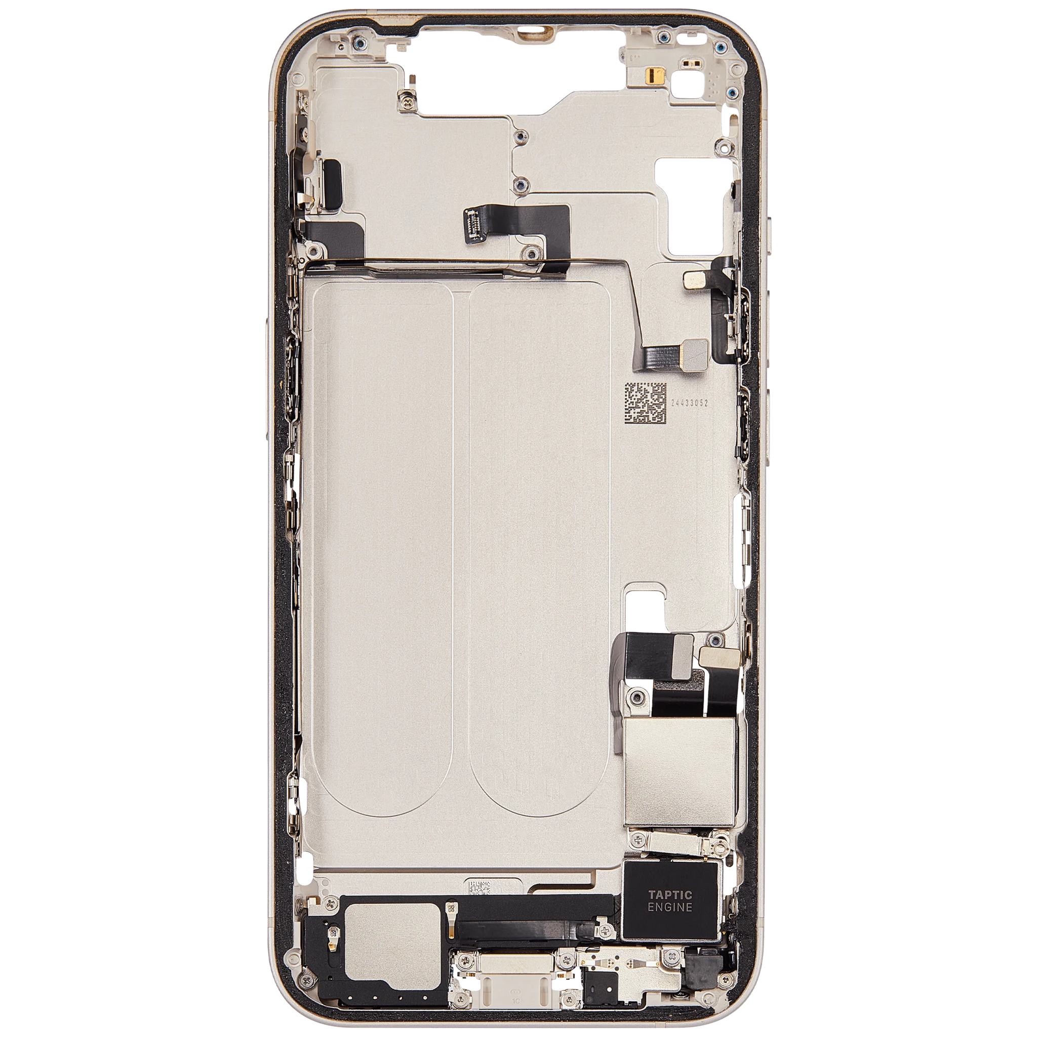 Mid-Frame Housing W/ Charging Port Flex & Small Parts For iPhone 14 (US Version) (Pull) (Starlight)
