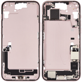 Mid-Frame Housing W/ Charging Port Flex & Small Parts For iPhone 15 Plus (US Version) (Pull) (Pink)