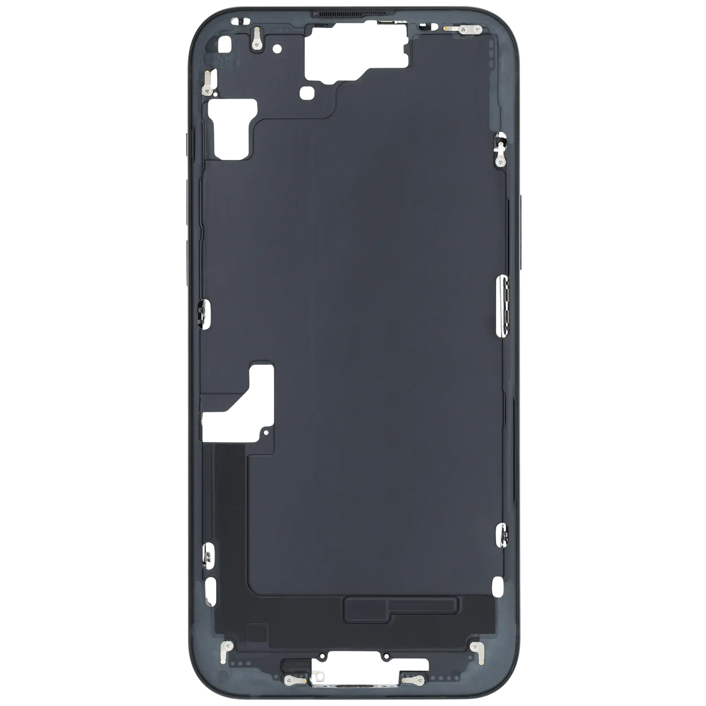 Mid-Frame Housing W/ Small Parts For iPhone 15 Plus (US Version) (Pull) (Black)