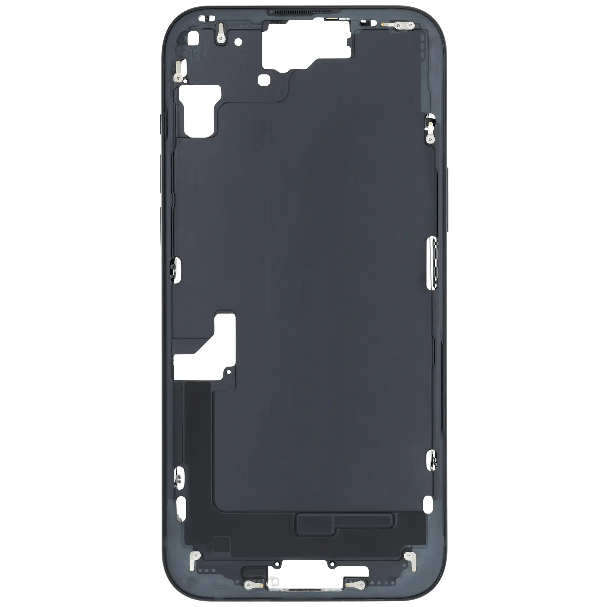 Mid-Frame Housing W/ Small Parts For iPhone 15 Plus (US Version) (Pull) (Black)