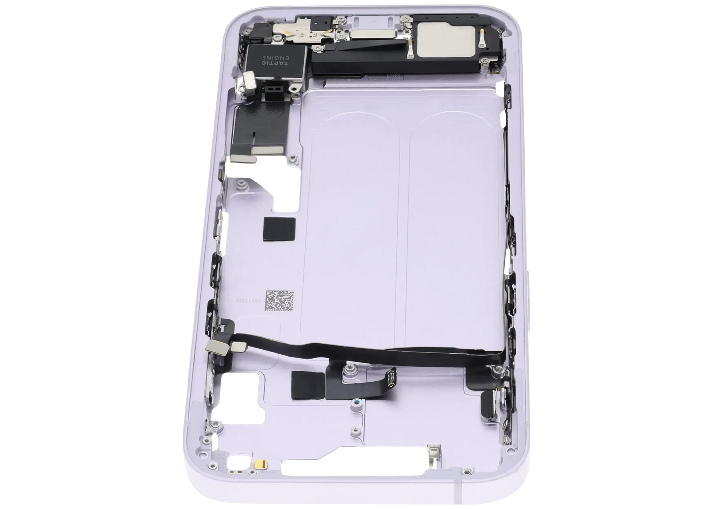 Mid-Frame Housing W/ Charging Port Flex & Small Parts For iPhone 14 (US Version) (Pull) (Purple)