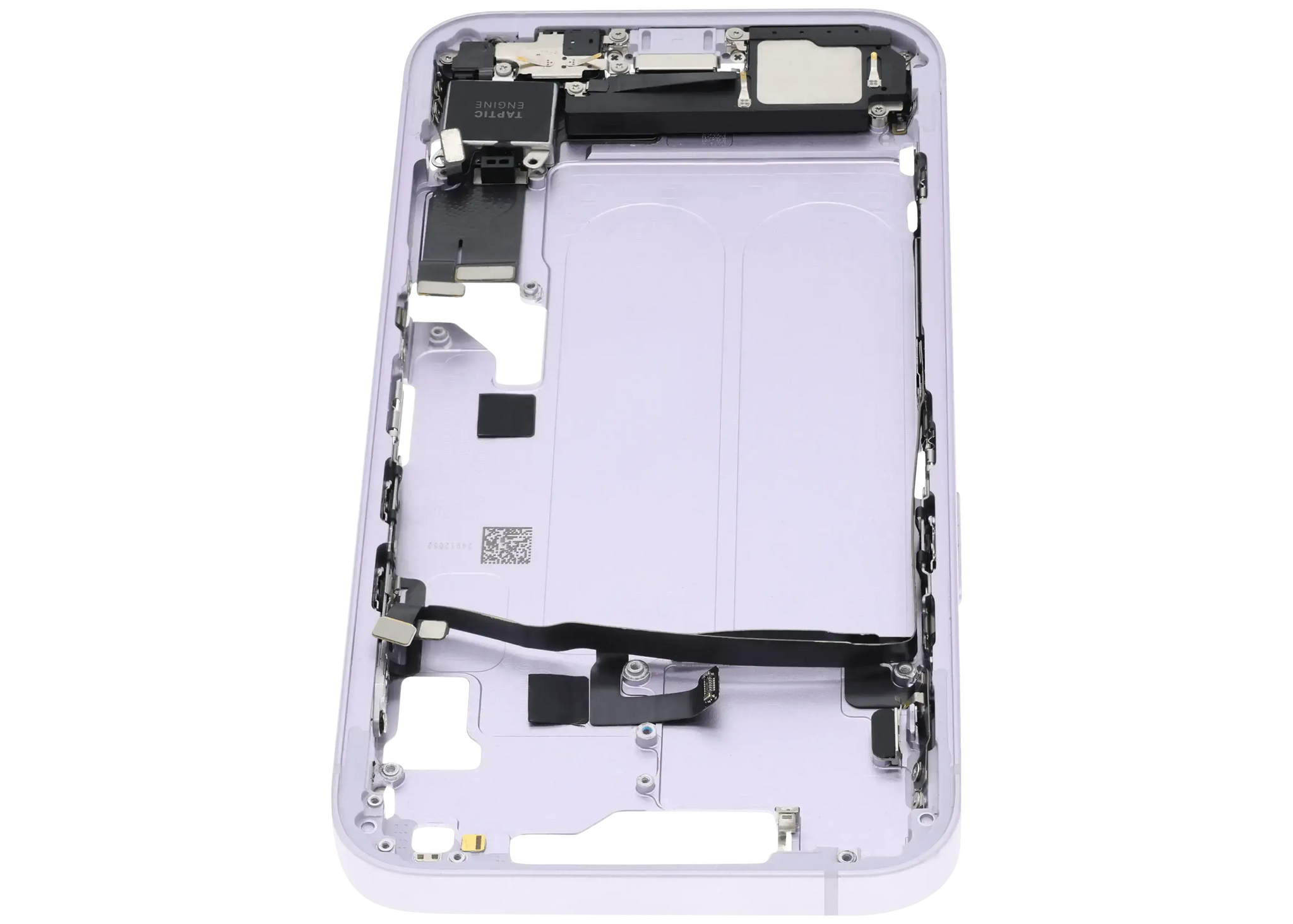 Mid-Frame Housing W/ Charging Port Flex & Small Parts For iPhone 14 (US Version) (Pull) (Purple)